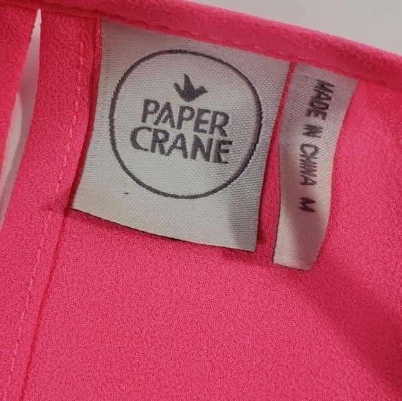 Paper Crane Pink Tank Top - Picture 6 of 6